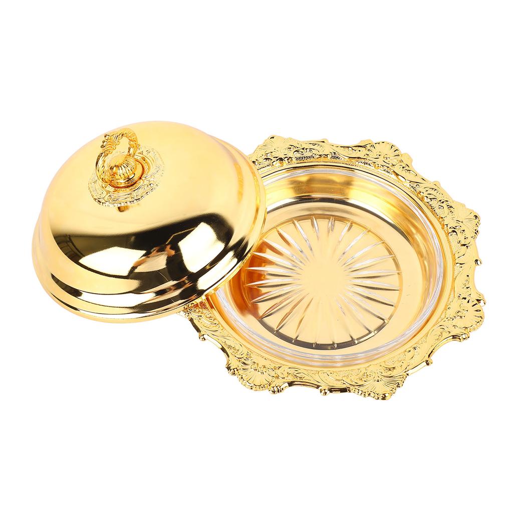 Масленка Круглая Винтажная Декоративная Тарелка для Подачи Масла с Крышкой для Холодильника Столешницы