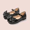 Girl Princess Shoes Spring Autumn Elegant Children's Leather Shoes Sweet Bowknot Fashion Kids Causal Wedding Party Single Shoes