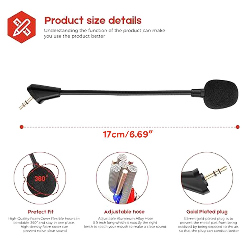 Сменный игровой микрофон для наушников HyperX Cloud Alpha Cloud Alpha Pro Микрофоны Превосходный комфорт и качество микрофонов