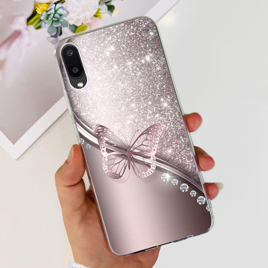 Чехол для Samsung Galaxy A02 A02S Модный Цветочный Силиконовый Мягкий Чехол Funda для Samsung A02s A02 M02 A 02S M 02S A022F Чехлы для Телефона