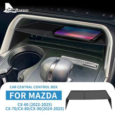 Автомобильный Органайзер Центральная Консоль Хранение Для Mazda CX60 -2025 CX70 CX80 CX90 2024-2025 Контейнер Аксессуары для Интерьера