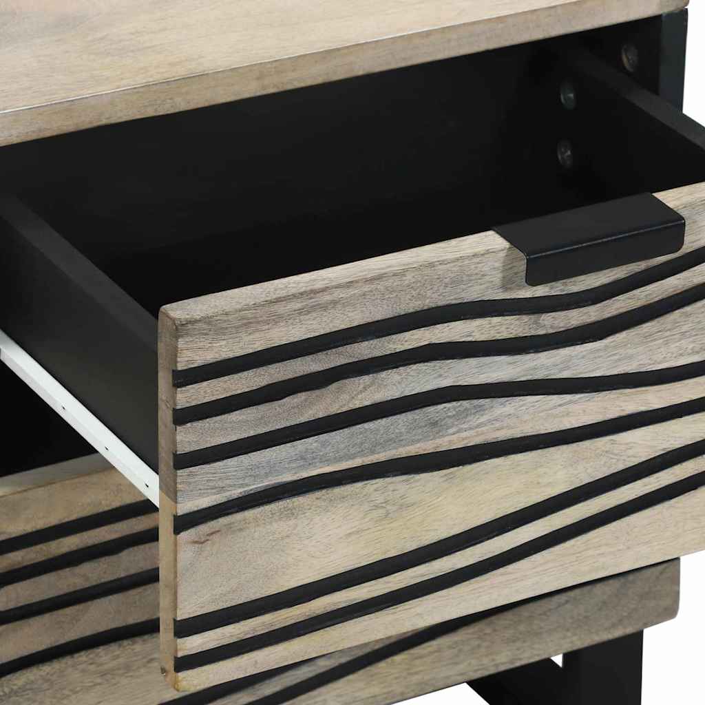 Nightstand White 40 x 33 x 46 cm Particleboard