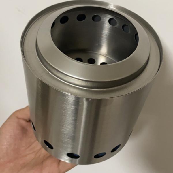 Outdoor Camping Woodstove Mini Model One-piece Stainless Steel Fire Pit Campfire Stove Patio Heating Stove