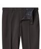 MUSINSA STANDARD Skinny Hidden Elastic Waist Crop Slacks [Dark Brown]
