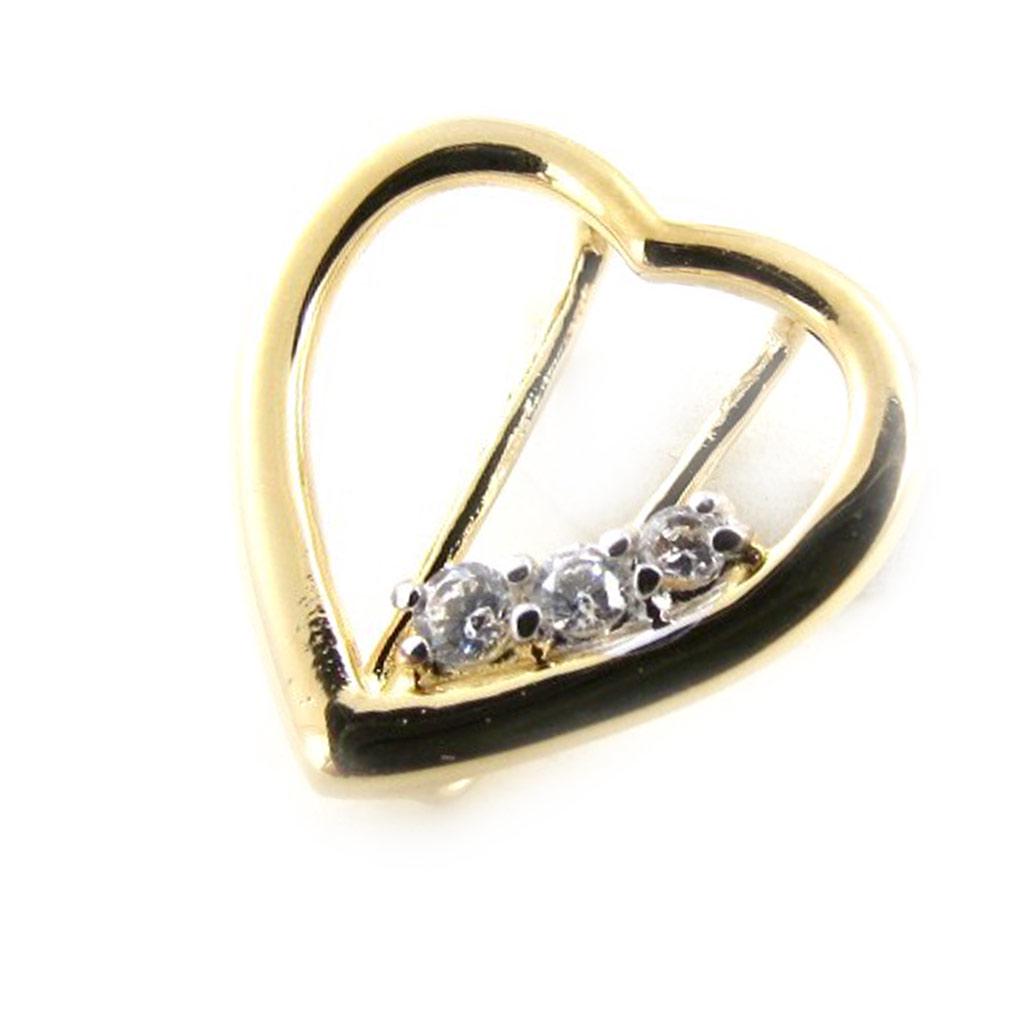 Les Trésors De Lily [J0059] - Позолоченный кулон «Любовь»