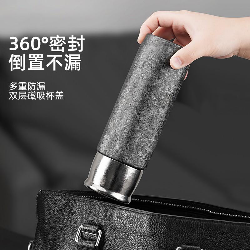 Pure Titanium Insulated Tea Cup With Infuser Office Business Gift 410ml