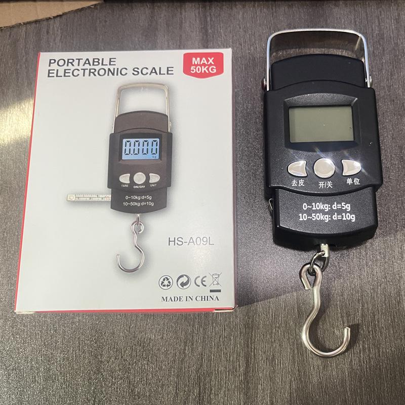 Портативные высокоточные электронные весы с рулеткой и пружинным подвесом