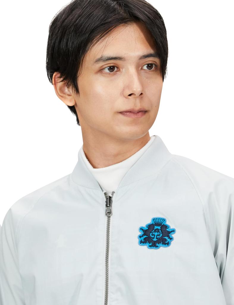 Блузон на молнии Kinloch Anderson Водоотталкивающий Эластичный Двусторонний Гольф MGMWJK03 BLYL LL [Munsingwear] Мужской (Синий Желтый)