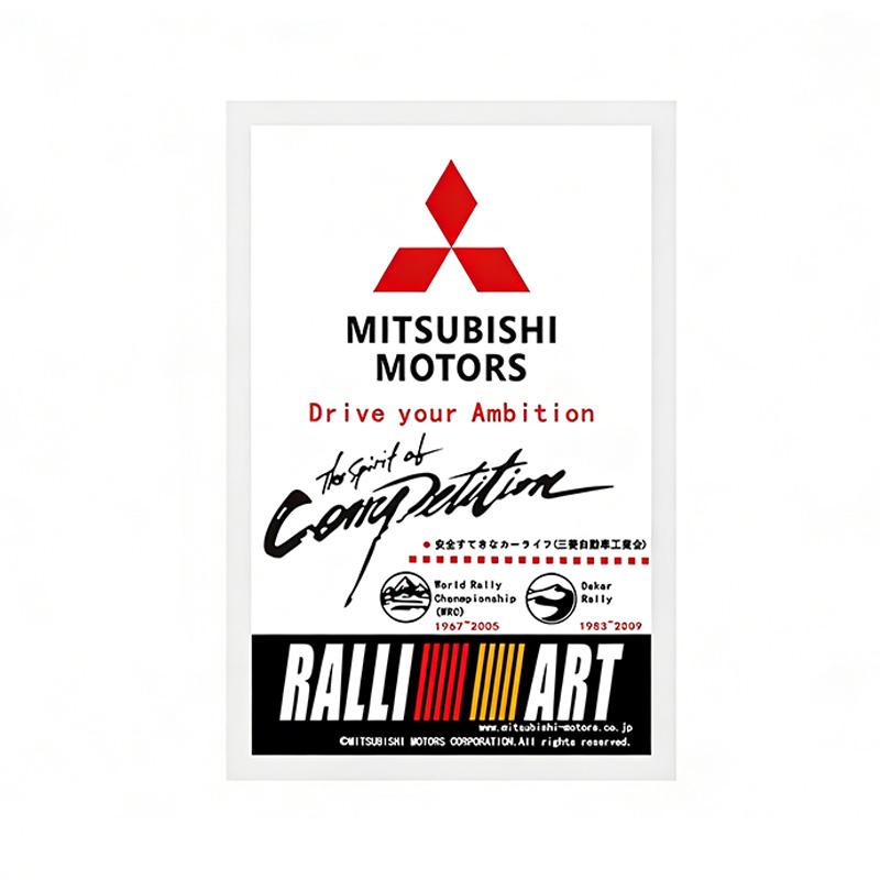 ydzh7 Car Front Windshield Static Sticker Waterproof Static Decal Fit For Mitsubishi Outlander Xpander Colt ASX Delica Pajero RALLIART