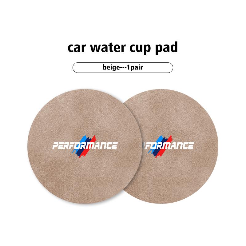 2pcs Car Coaster Water Cup Bottle Holder Anti-slip Pad Mat For BMW 1 3 5 Series G30 G32 G38 2021 2020 2019 2018 E46 E91
