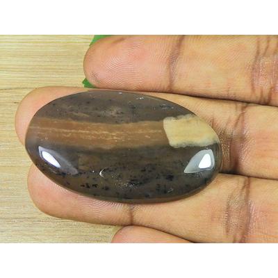 25X56X07MM натуральный медовый дендрит овальной формы кабошон россыпью драгоценный камень 67 карат. СК-3470