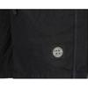 STONE ISLAND Однотонные повседневные шорты с эластичным поясом и прямым кроем для мужчин Черные 7915B0643-A0029