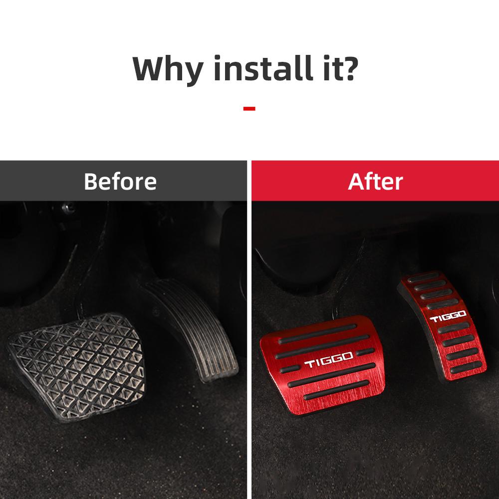 Авто педали акселератора газовое топливо тормозные колодки Чехлы для Chery Tiggo 7 8 Pro Plus 2016-2022 2023