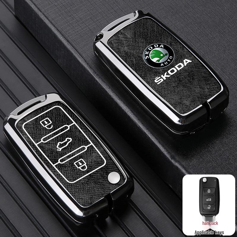 Чехол для ключа Skoda для моделей Octavia, Superb, Kamiq, Scala, Karoq, Yeti