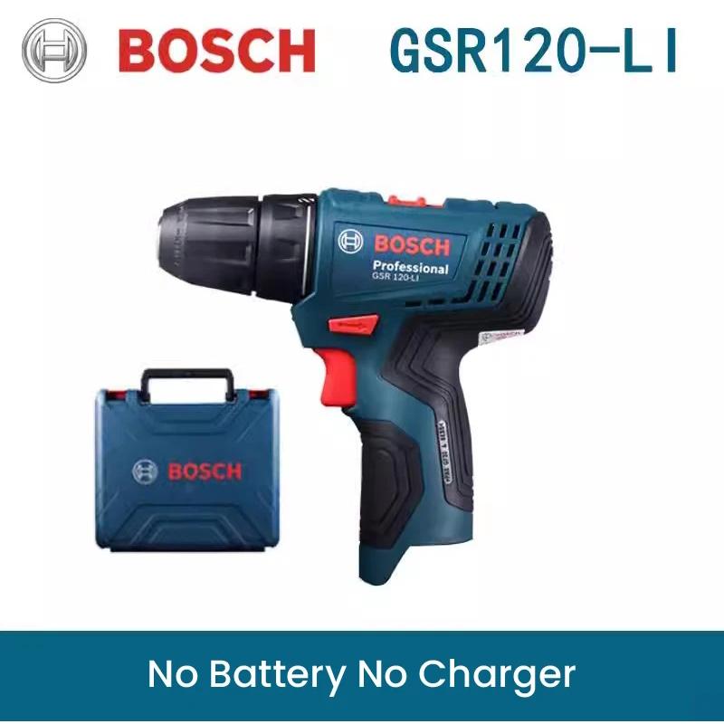 Bosch GSR120 Li Профессиональная электрическая дрель-отвертка Перезаряжаемая ручная беспроводная отвертка Без батареи / с одной батареей