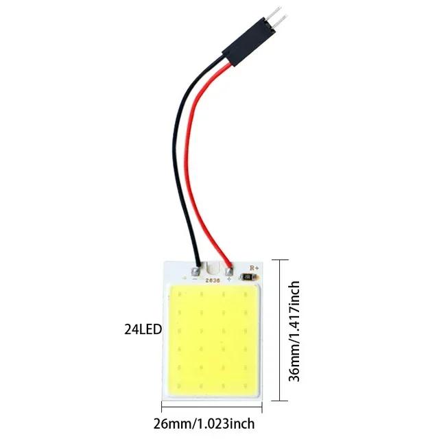 4 PCS Car Interior Accessories 18/24/48 SMD T10 4W 12V COB Car Interior Panel LED Lights Lamp Bulb Car Dome Light Car Panel