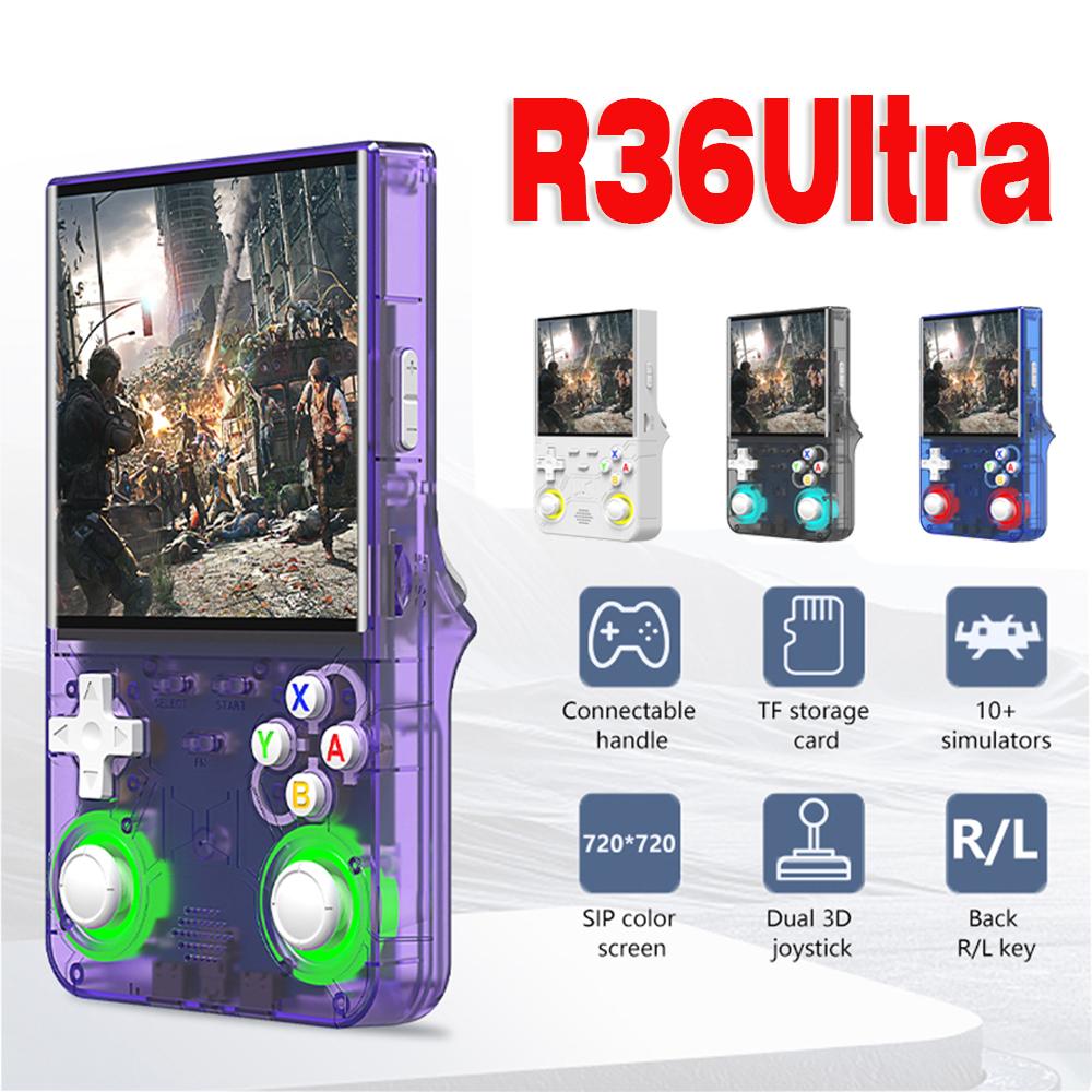 R36 Ultra Retro Портативная игровая консоль Открытая система Linux 4,0-дюймовый IPS-экран Портативная портативная игровая консоль