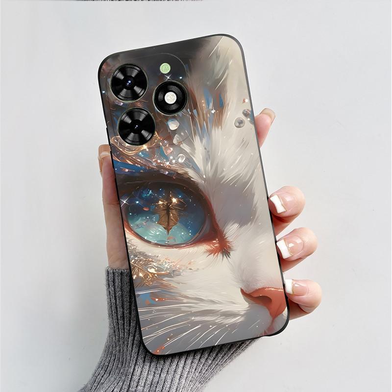 Чехол для Tecno Spark Go 2024 BG6 Черный Миф о Сунь Укуне Чехол Ударопрочный Мягкий ТПУ Чехол для Телефона Для Tecno Pop 8 Pop8 SparkGo 2024 Корпус