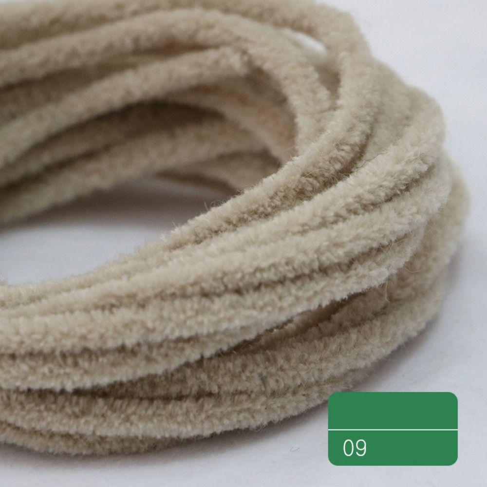 Colored Wool Handmade Twisted Rod Plush Handmade Chenille Stem  Puppy Toy