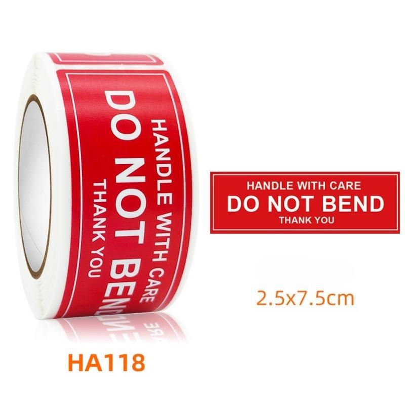 FRAGILE Sticker  Handle with Care  Do Not Press or Drop  Warning Label Self-adhesive Label  Roll Sticker