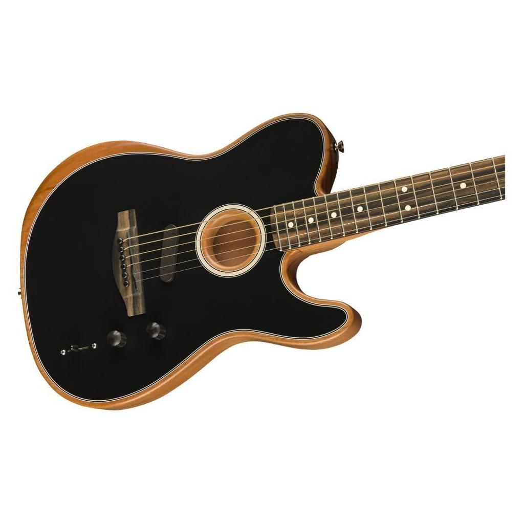 Fender American Ebony gig bag included Acoustasonic® Telecaster®, Fingerboard, Black,