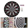 18-дюймовая двухсторонняя флокированная мишень для дартса, набор для студентов, металлические кегли, аксессуары