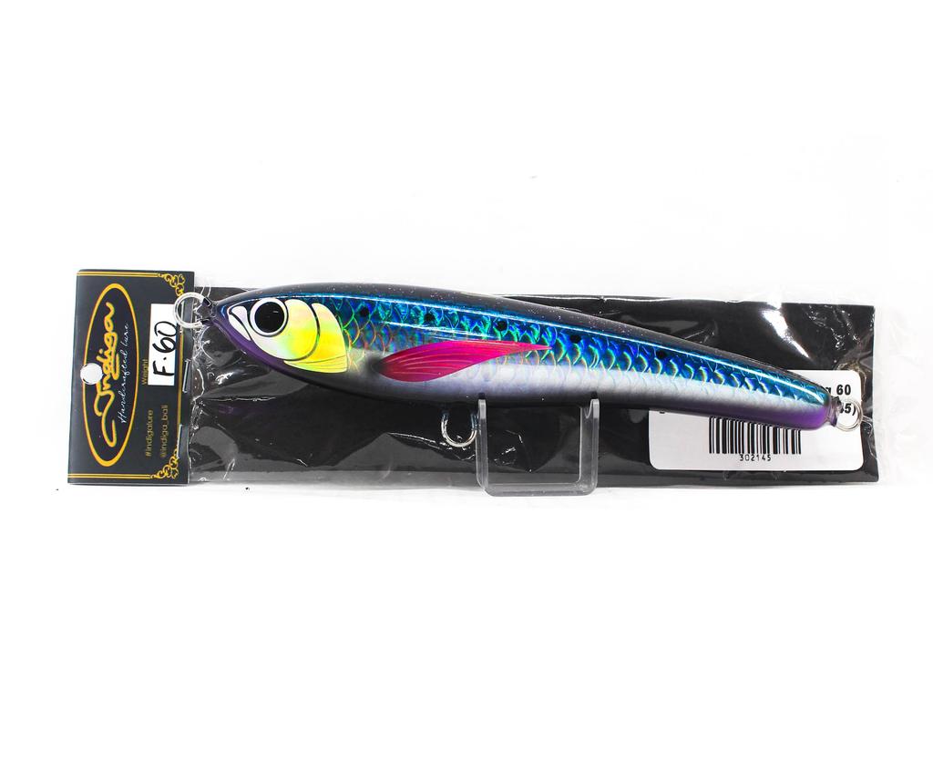 Indiga Stickbait Floating 60 Grams Black Rainbow (2145)