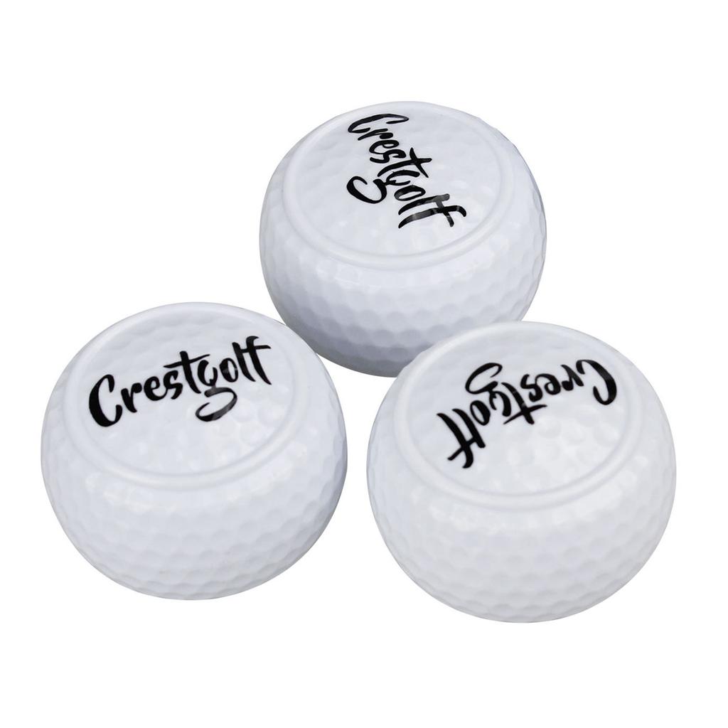 2pcs Flat Shaped Golf Ball Putting Training Aid Portable Golf Practice Ball Golf Training Balls Golf Accessories