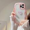 Красочный Кристалл 3d Любовь Волнистый Противоударный Чехол Для Телефона Для Iphone 11 12 Pro Max Xsmax X Xr 13 Promax Симпатичное Сердце Симпатичная Задняя Крышка