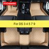 FTCHAAER автомобильные коврики для Citroen DS DS3 DS4 DS5 DS7 DS9 аксессуары для ног Coche
