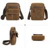 Сумка через плечо из натуральной кожи Premium Sense Crazy Horse Leather Vintage мужская сумка для активного отдыха на открытом воздухе Универсальная сумка через плечо большой вместимости