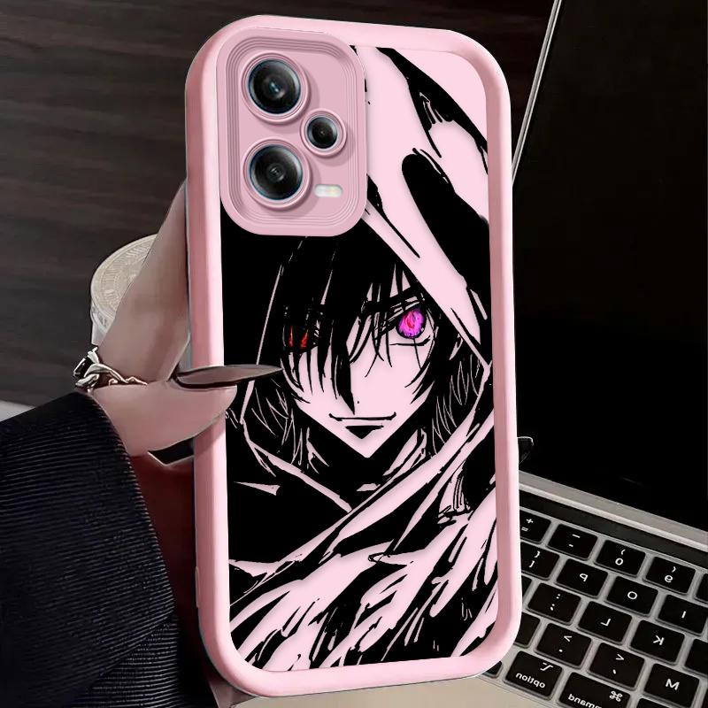 Аниме CODE GEASS Лелуш Мягкий чехол Для Xiaomi Redmi Note 13 14 12 11 Pro Plus 5G 12S 11S 10S 10 9 Redmi 14C 13C 12C 12 4G A3 A3X