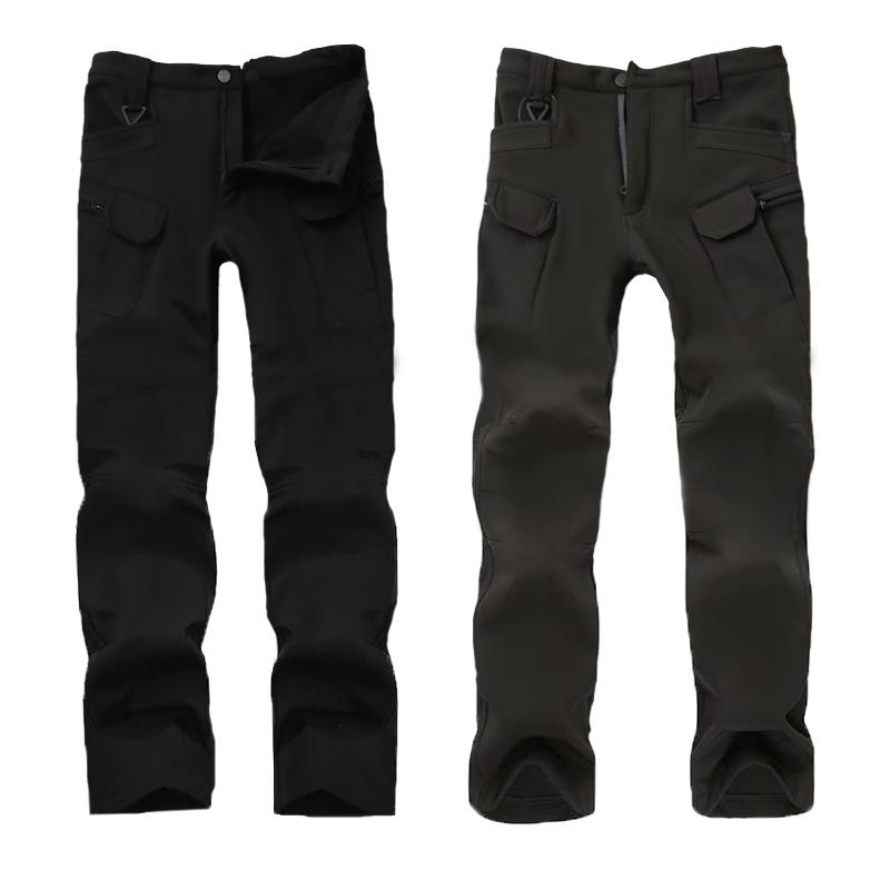 Мужские водонепроницаемые походные тактические брюки для рыбалки, походные боевые брюки, толстые