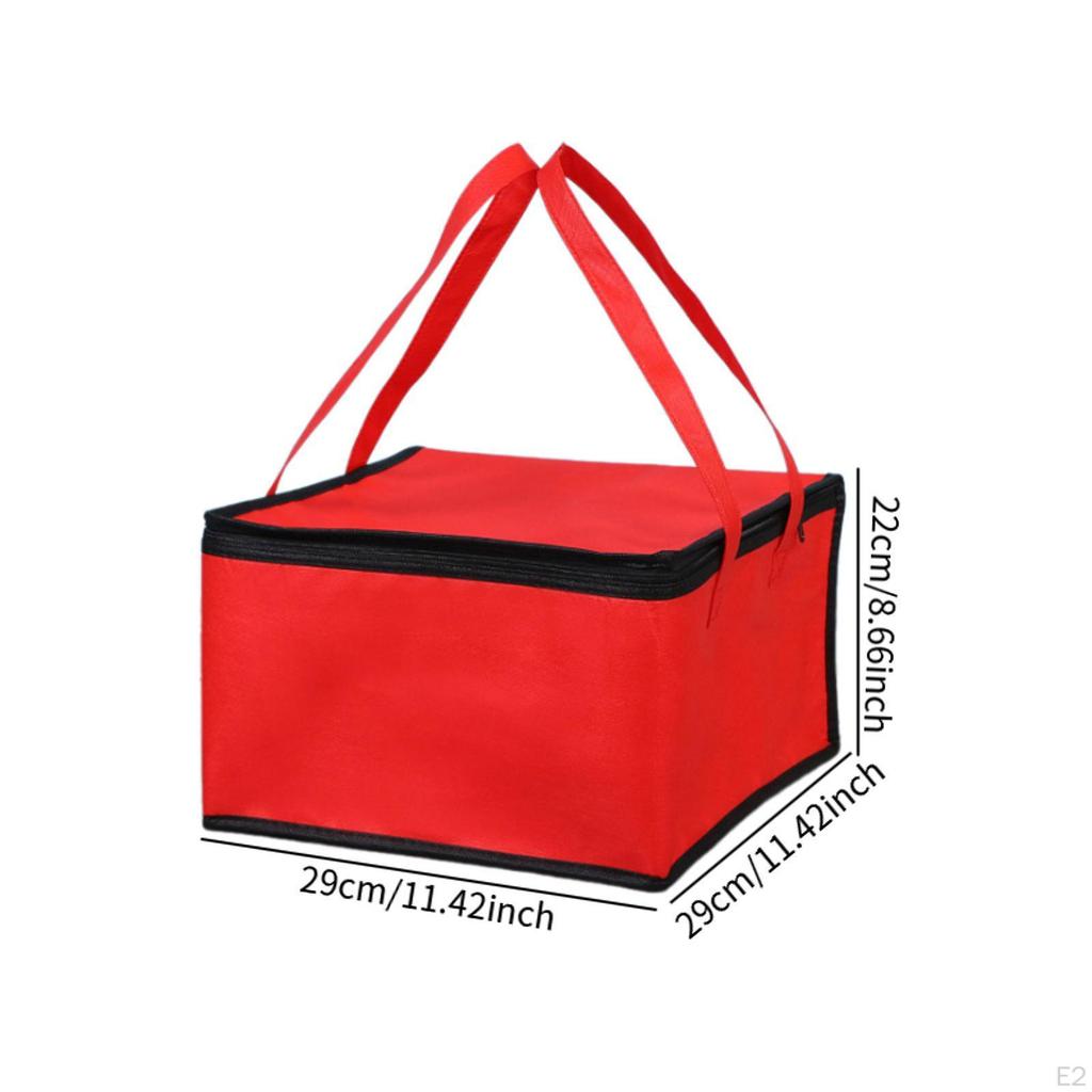 Изолированная сумка для доставки, многоразовая сумка для подогрева еды, для работы, ресторана на открытом воздухе