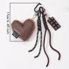 Yogodlns Creative New Fashion Love Shape Simple Handmade Braided Rope Bag Pendant Backpack Decoration Ornament