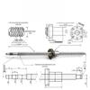 Rongyu 1605 Manual Ball Screw Linear Actuator Kit