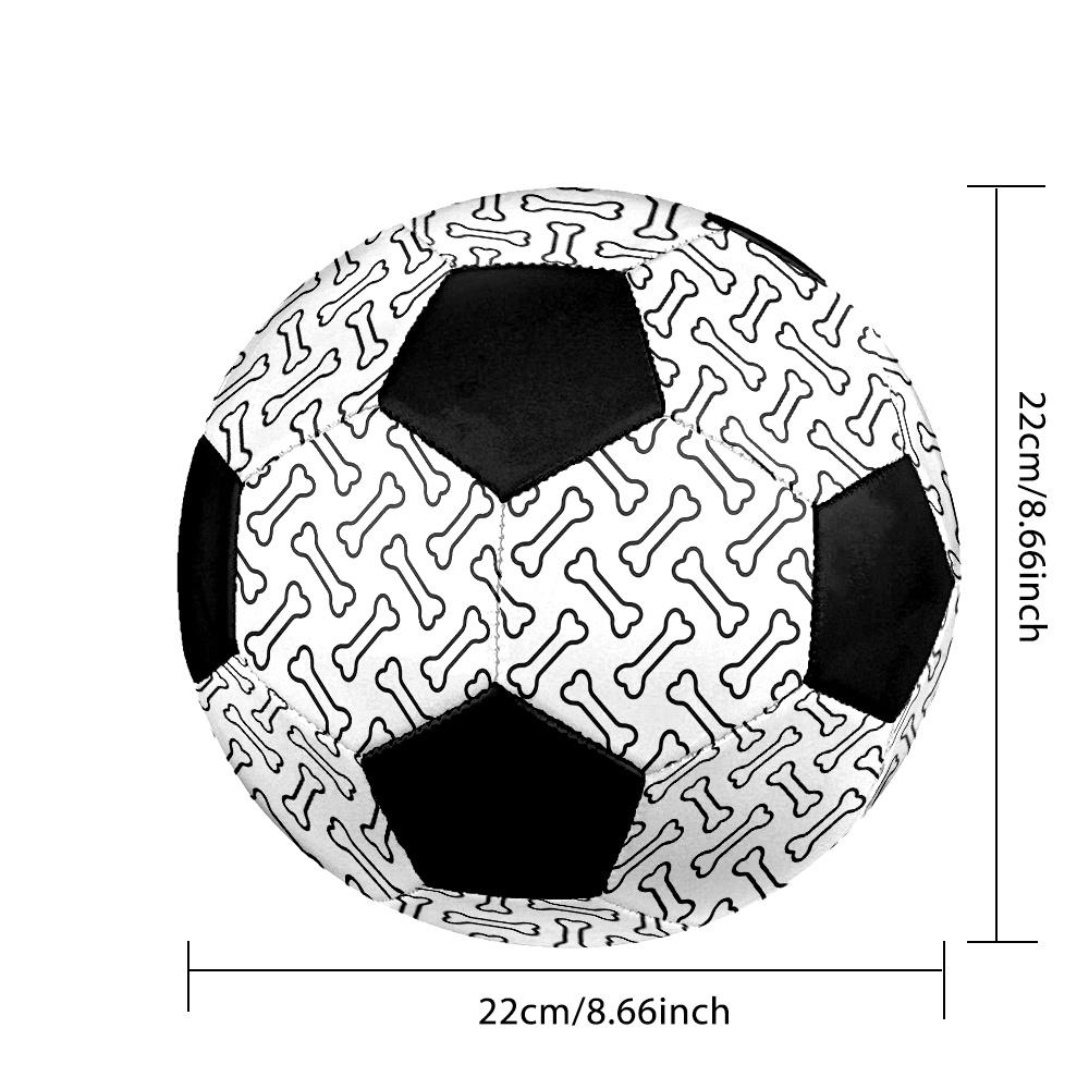 1PC Bone Soccer Ball Size 5 Football Machine Sewn Indoor/Outdoor Universal Football Gift W66