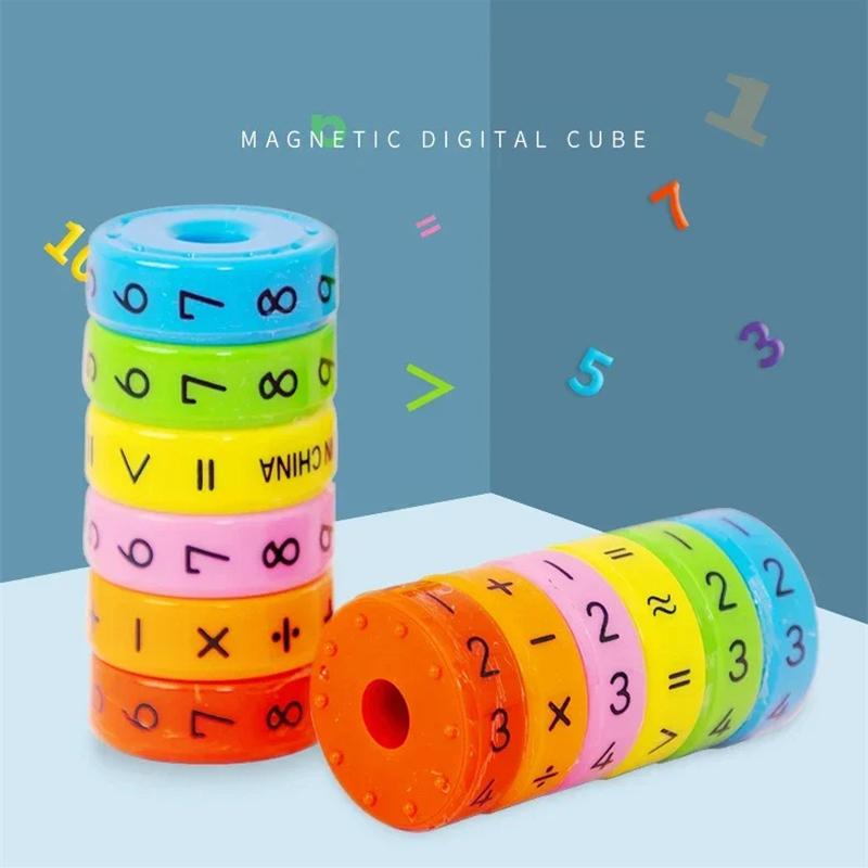 Magnetic Mathematics Digital Learning Educational Toys Magic Intelligence Arithmetic Maths Puzzle Cube For Kids Gift
