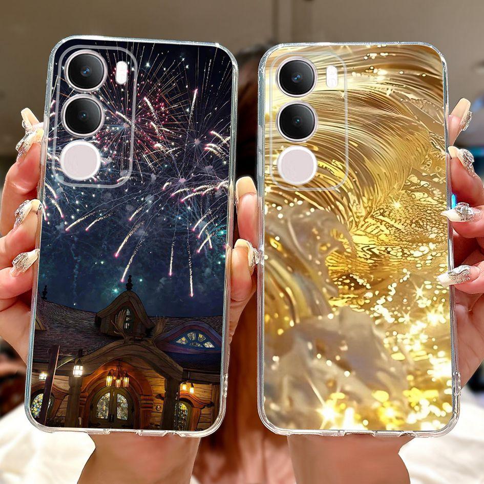 Silicone Case For Vivo Y19s V2419 Cover Lovely Cat Butterfly Cartoon Soft Back Protective Shell For Vivo Y19s 4G Y 19s TPU Coque