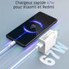 67W Fast Charger - E.F.CONNECTION - Compatible Xiaomi and Redmi - USB-A - Optimal Protection - Ultra Fast