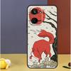 Japanese Style Fox For Realme 15 10 11 12 13 14 Pro Plus C65 C67 C63 C61 C55 C51 C53 C35 C75 GT6 GT7 Pro Case