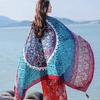 90x180cm Bikini Large Shawl Bohemian Flower Hijab Shawl New Hijab Scarf  Summer