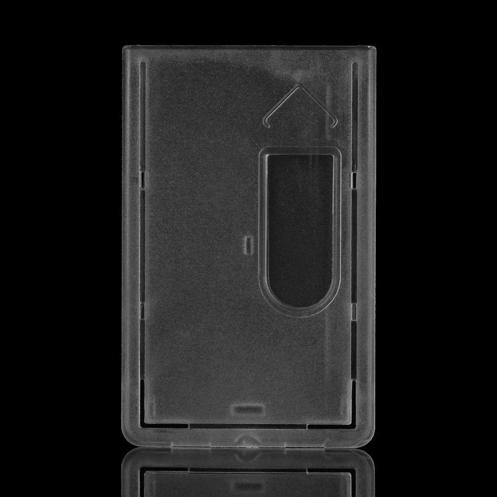 Transparent Work Card Holder Card Sleeve Plastic Protector Cover Transparent Card Holder  Outdoor