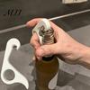 Кухонные принадлежности для бара 3D-печатная открывалка для бутылок, Компактный портативный одноручный съемник крышек от пива и газировки, Практичный домашний инструмент для бармена, Эргономичный