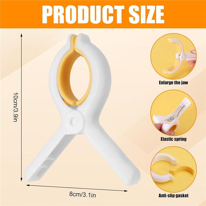 Набор из 5 нескользящих пластиковых зажимов для полотенец на шезлонгах и пляжных полотенцах