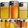 Чехол-бампер для iPhone 17 Air 15 16 14 13 12 Pro Max 11 Pro Max Plus с изображением бокала алкоголя и пива