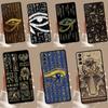 Священный Глаз Гора Египет Фреска Чехол Для Samsung Galaxy S23 Ultra S24 S22 Note 20 Ultra 10 Plus S8 S9 S10 S20 S21 FE Чехол