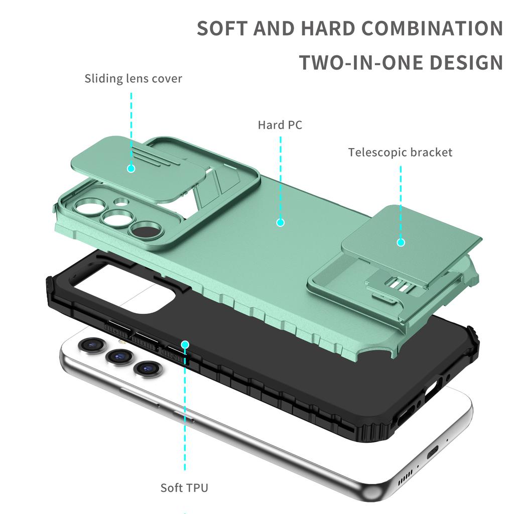 Матовый прочный защитный чехол с подставкой для Samsung Galaxy A54 A14 A34 A53 A33 A73 A13 A52 A52s S23 Ultra S22 Plus S21 Fe 5g