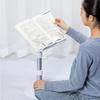 Floor Book Stand Holder Bookstand Stable Base Adjustable Height Reading Device for Textbooks