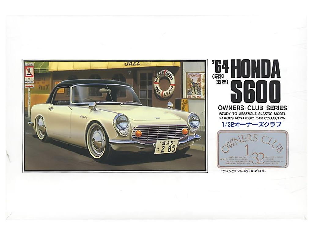 Micro Ace Club Honda Sports 600 Пластиковая модель 3 1/32 Владельца '64 №